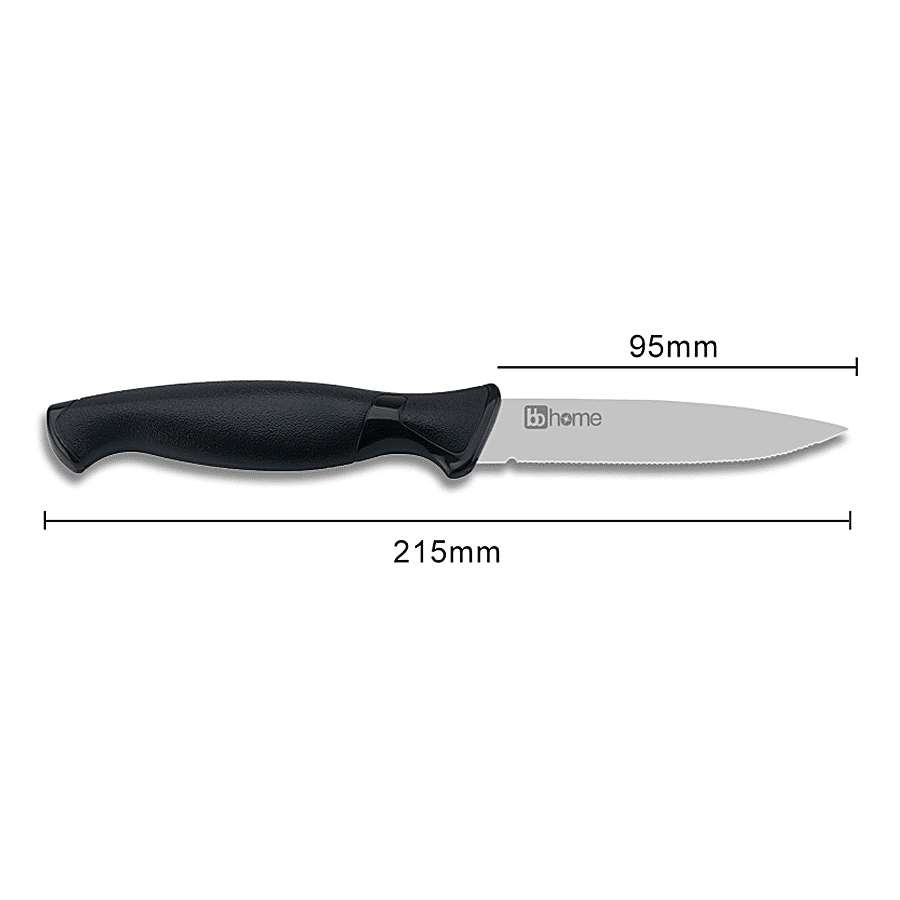 bb home Premium Serrated Kitchen Knife - Large