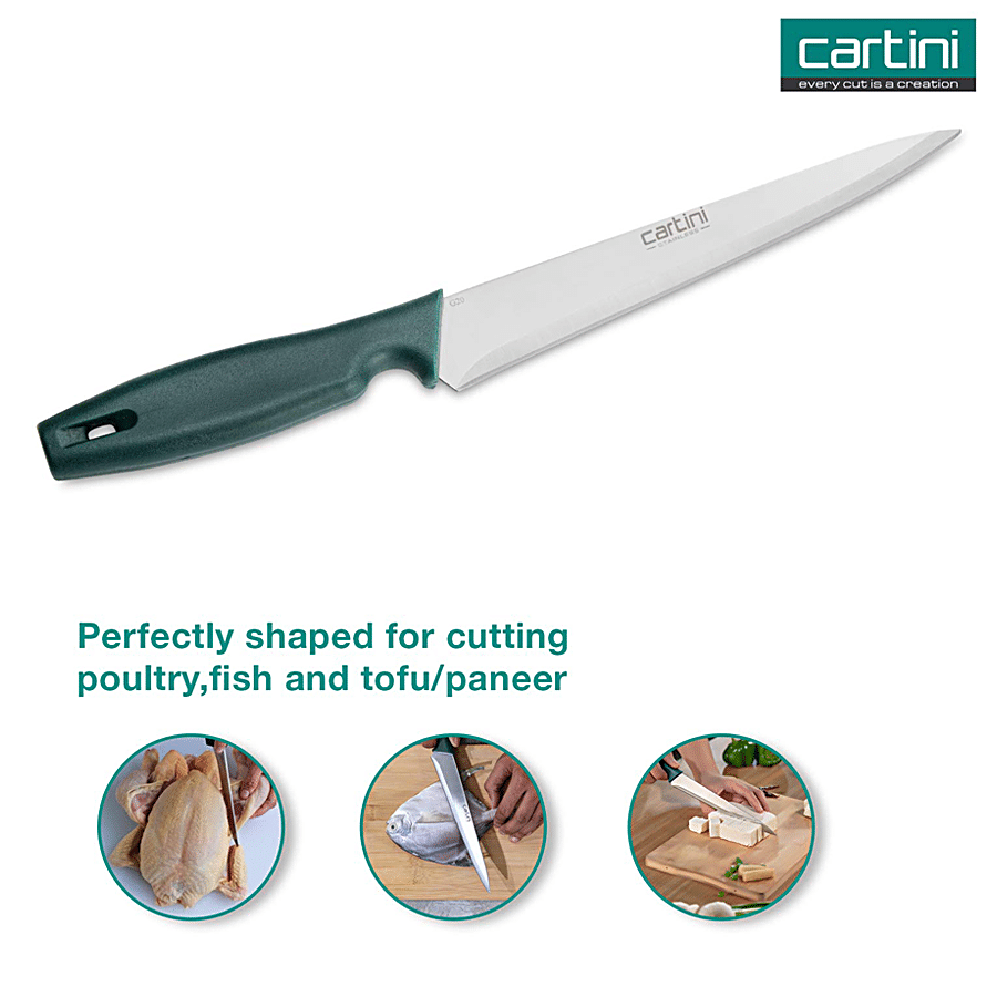 Cartini by Godrej 7141 Precision Carving Knife For Kitchen - Aesthetic Design