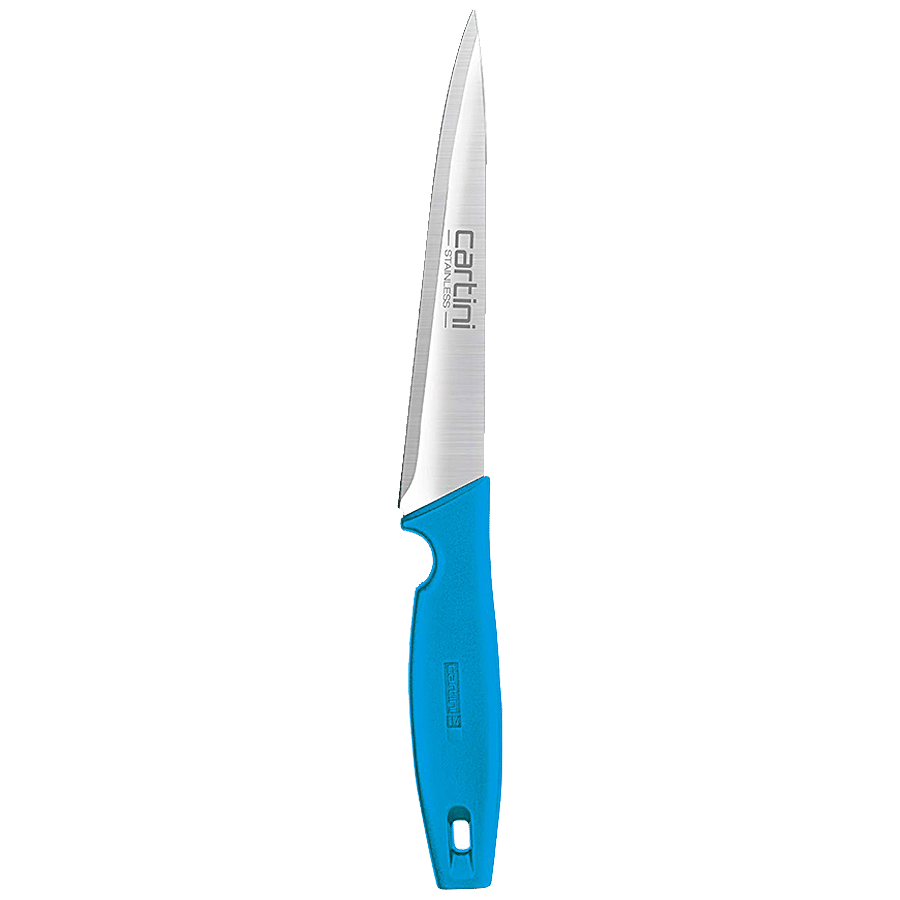 Cartini by Godrej Stainless Steel Fine Dicing Knife With Blue Handle