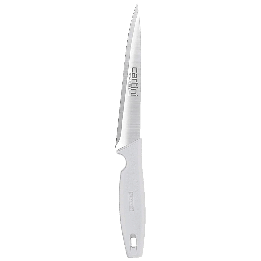 Cartini by Godrej Stainless Steel Fine Dicing Knife With White Handle