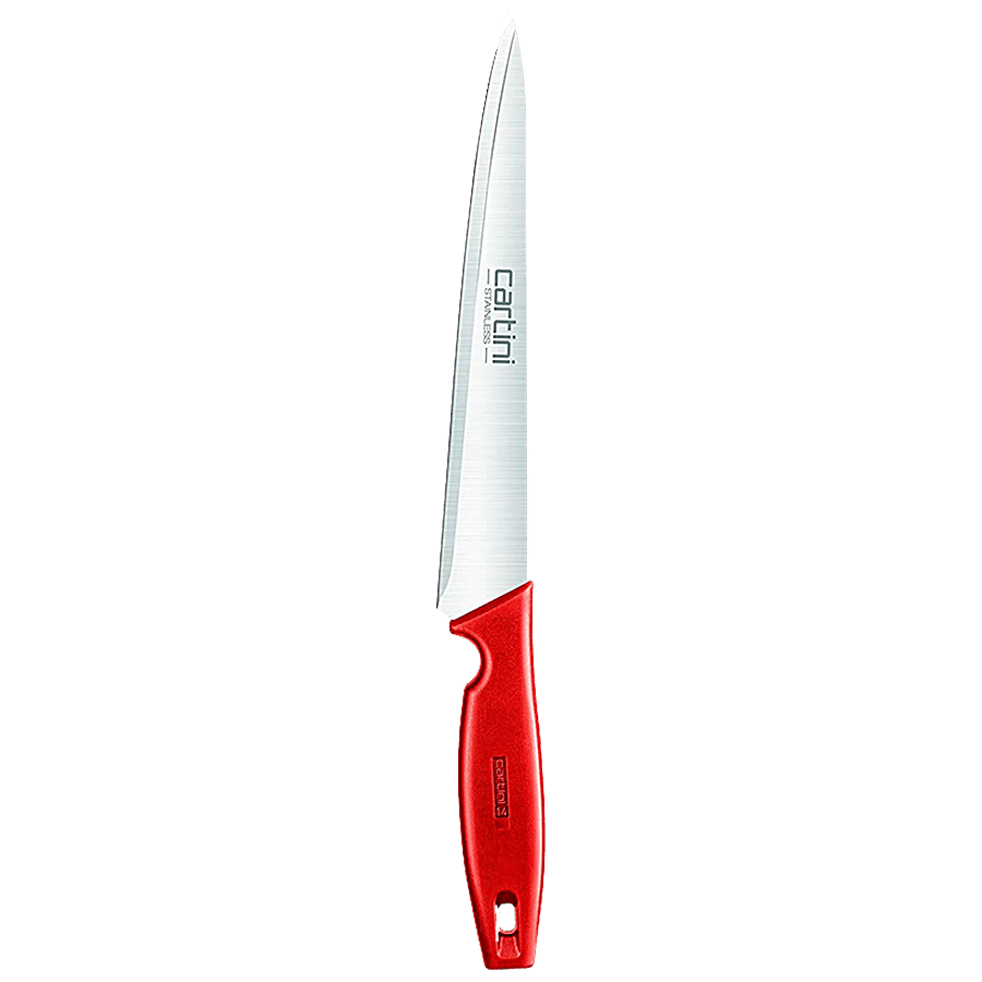 Cartini by Godrej Stainless Steel Precision Carving Knife With Red Handle