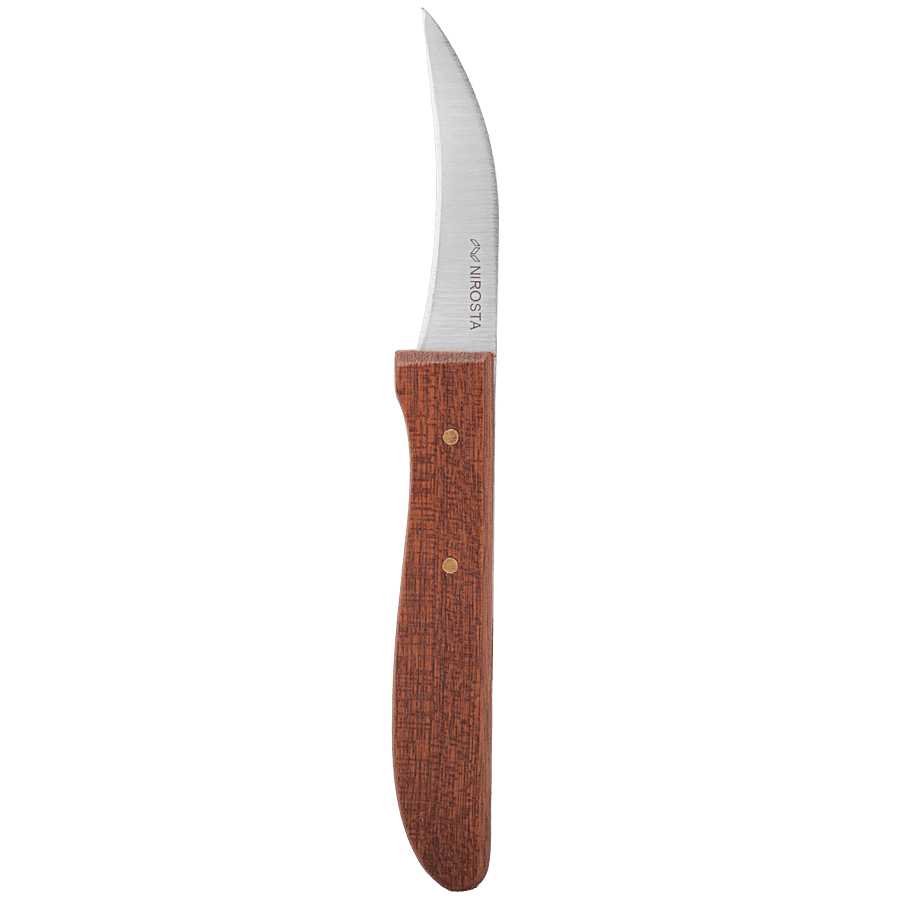 Fackelmann Nirosta Stainless Steel Peeling Knife With Rosewood Handle