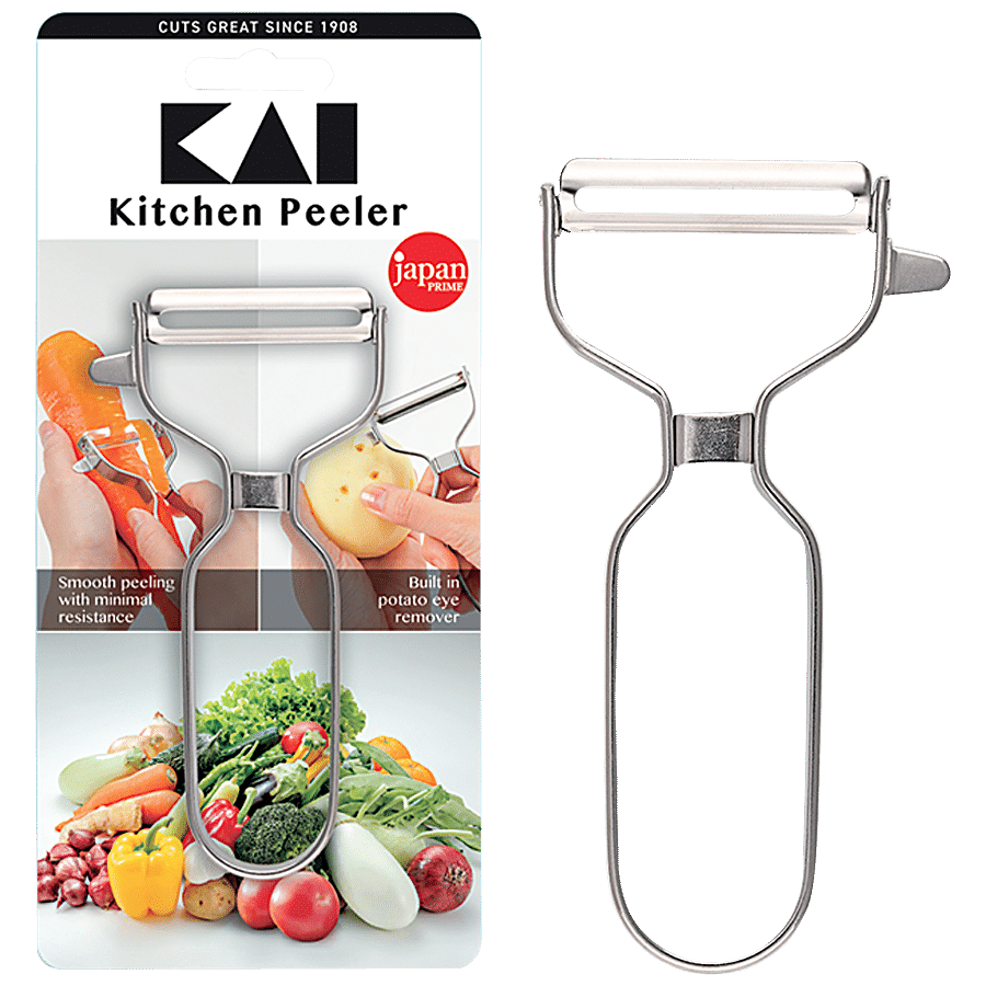 KAI Kitchen Peeler - Silver