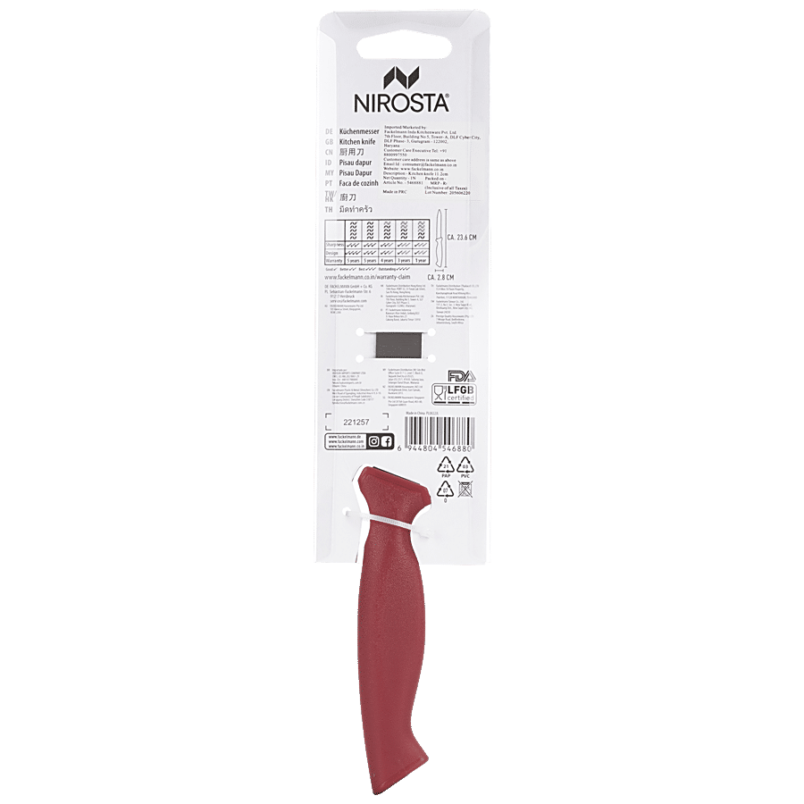 Nirosta Klasse Short Kitchen Knife - 23.6 cm