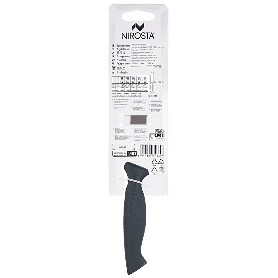 Nirosta Klasse Vegetable Knife - 23.6 cm