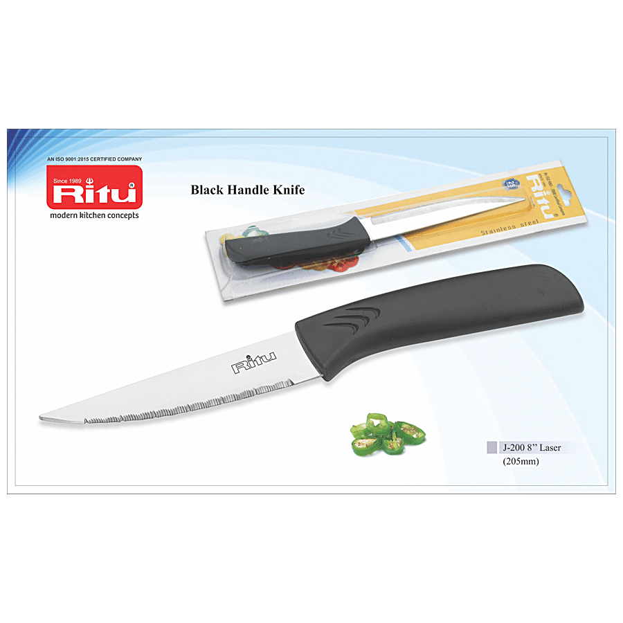 Ritu Knife - Black Handle