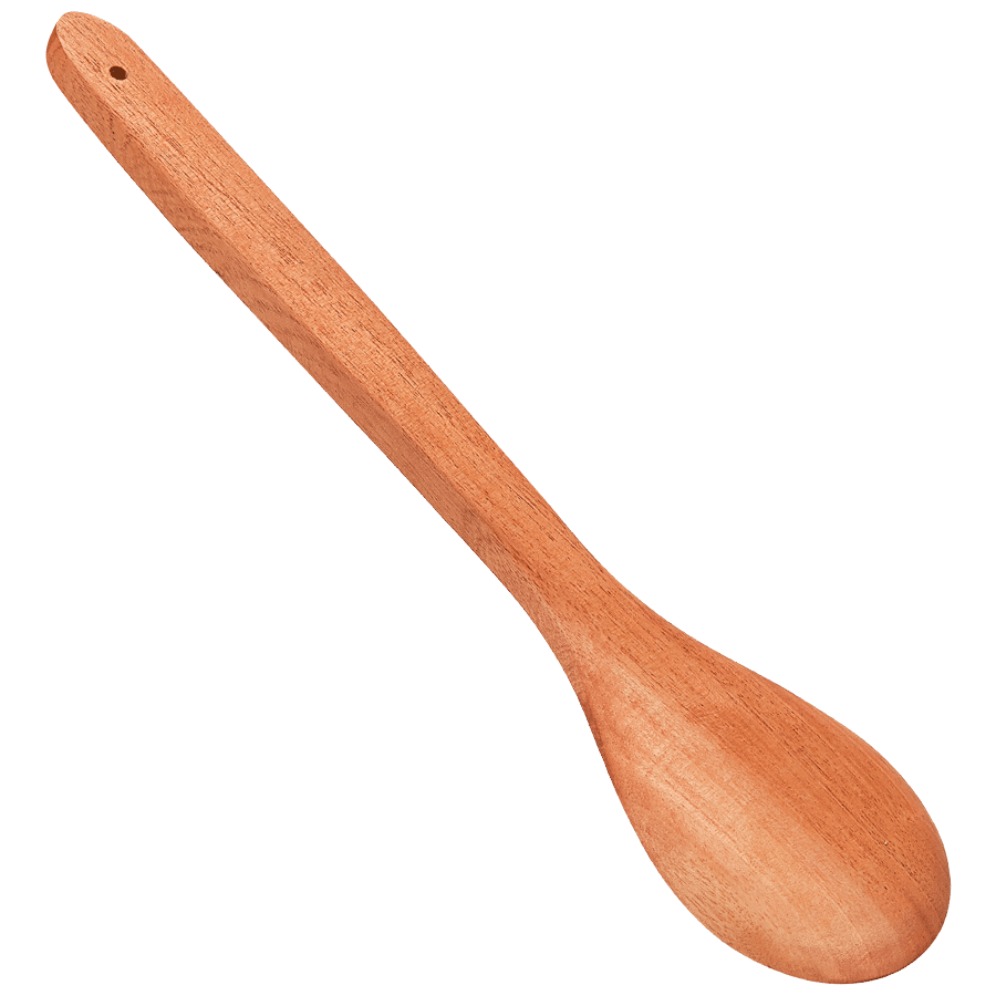 Bamboooz Pure Neem Wood Cooking Tools - With Long Handles