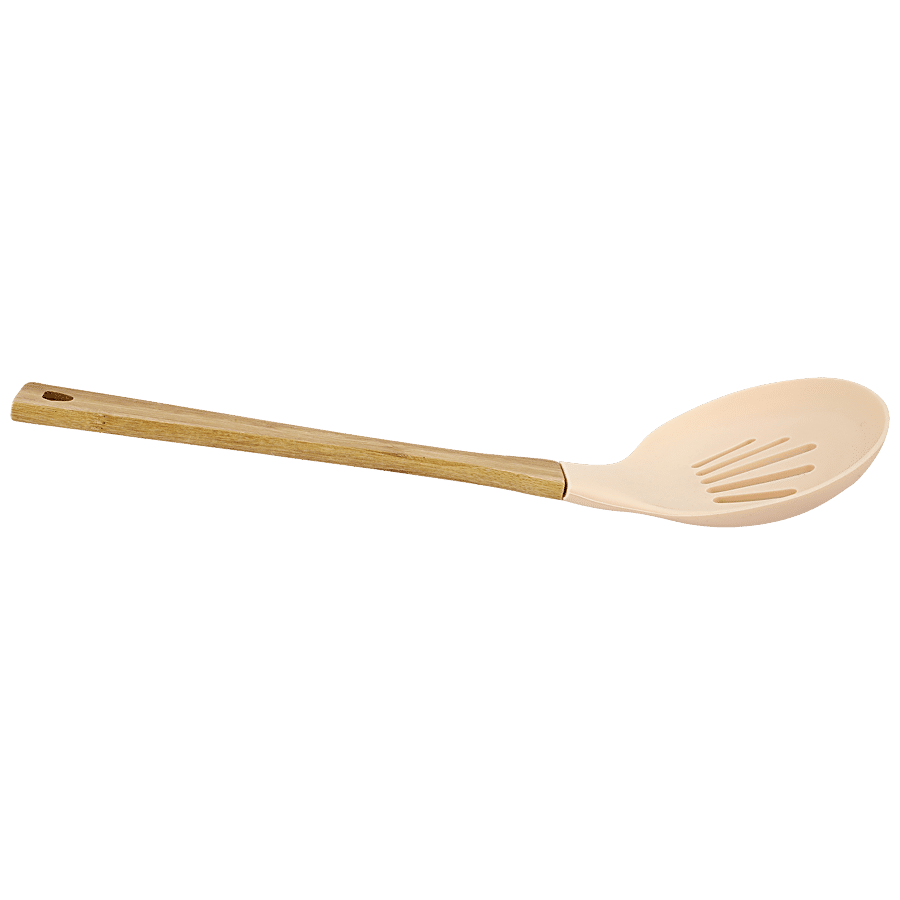 Casasunco Skimmer/Deep Fry Spoon - Nylon Wooden