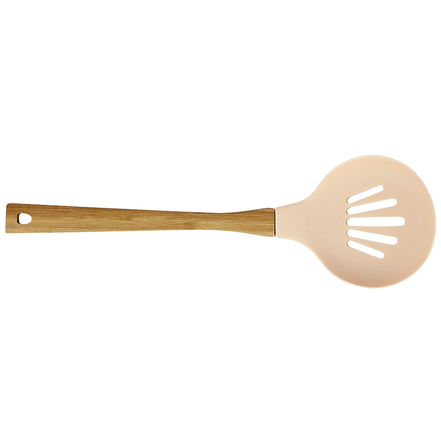 Casasunco Skimmer/Deep Fry Spoon - Nylon Wooden