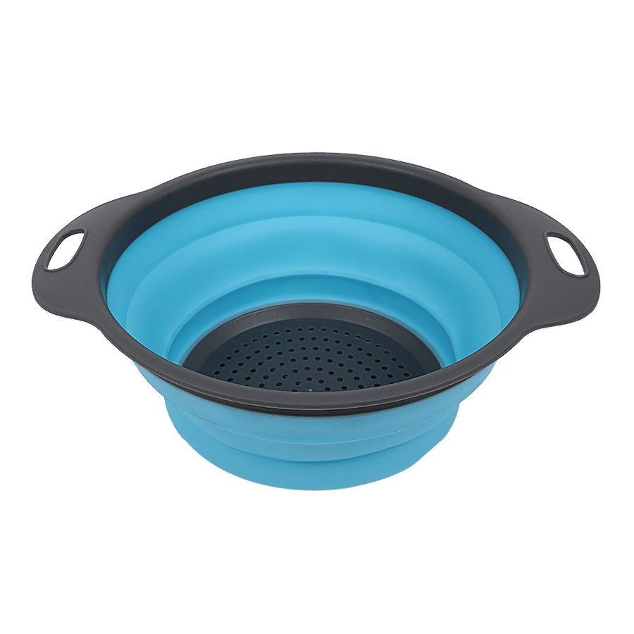 DP Collapsible Silicone Strainer - Blue