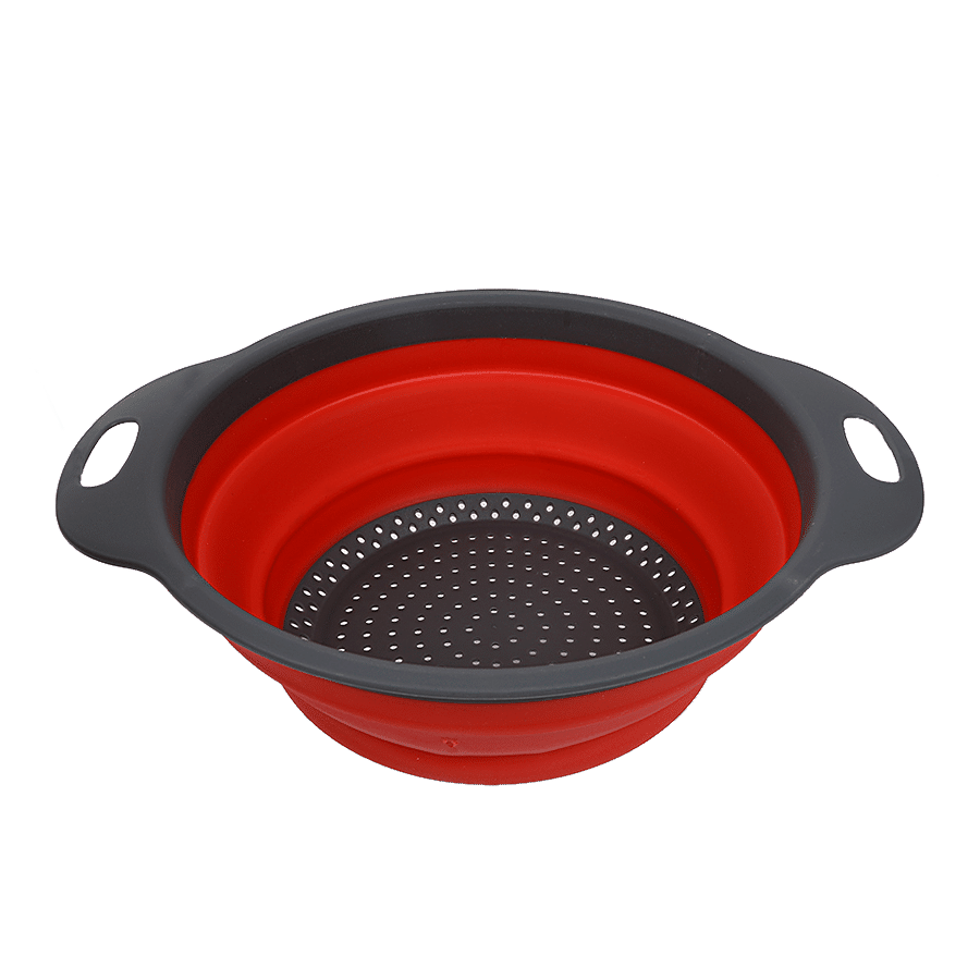 DP Collapsible Silicone Strainer - Red