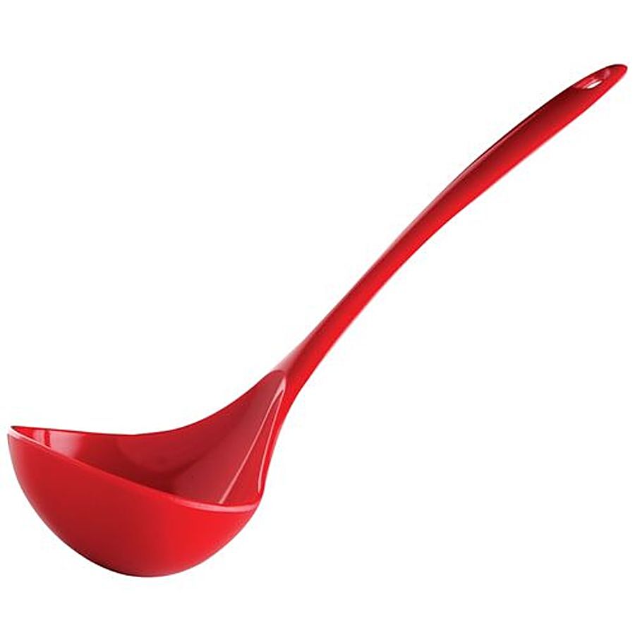 Iveo  100% Melamine Laddle/Spoo -  Red