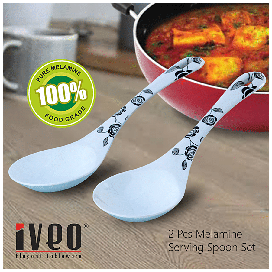 Iveo  100% Melamine Serving Spoon FLM Set