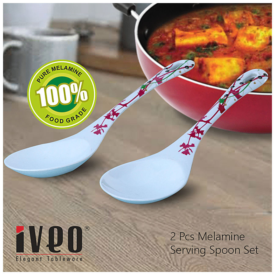 Iveo  100% Melamine Serving Spoon STS Set