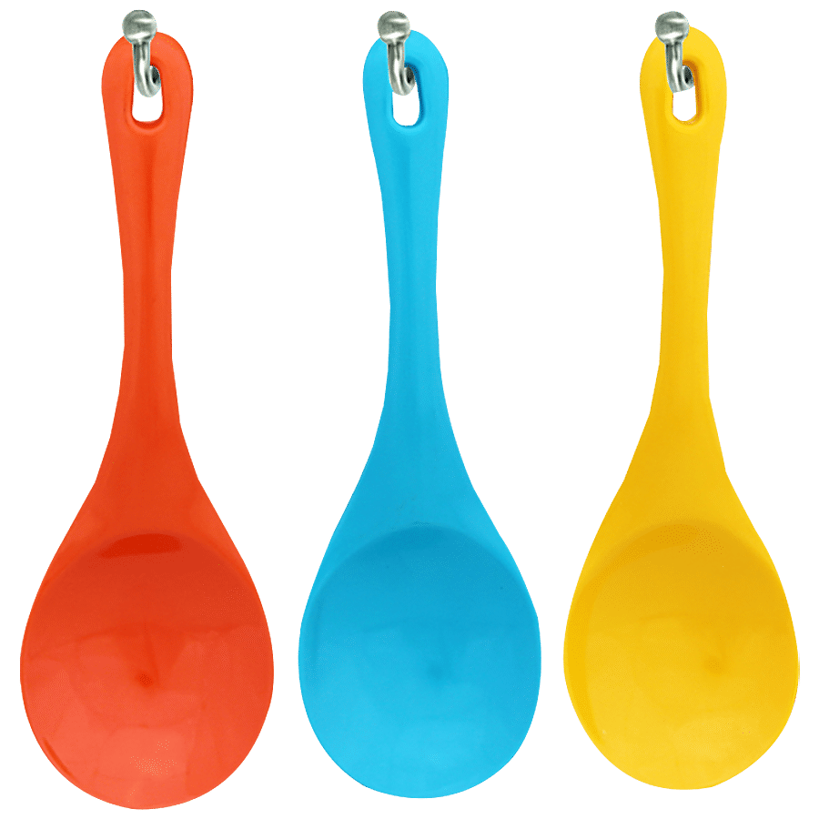 Iveo  100% Melamine Serving Spoon Set - Blue