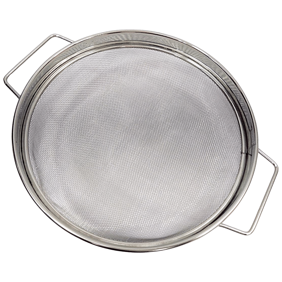 MAGNISTAR Puran Jali/Half Pasta Zara - Stainless Steel Bowl Sieve Mesh Strainer Drains Liquid