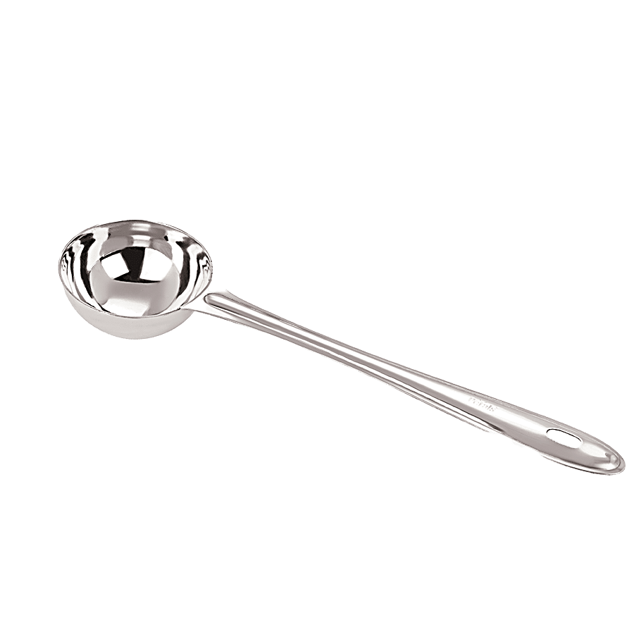 Petals Stainless Steel Cooking/Serving/Spoon - Soup/Dal/Sambar/Curry Ladle