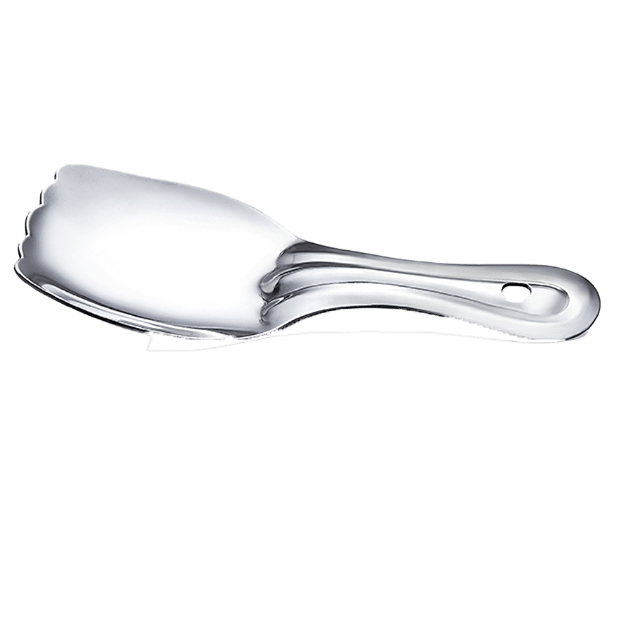 Petals Stainless Steel Cooking/Serving/Spoon Spatula - Mini Idly Lifter Multi Server