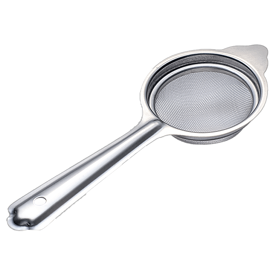 Petals Stainless Steel Tea/Coffee Channi/Strainer - 7.5cm