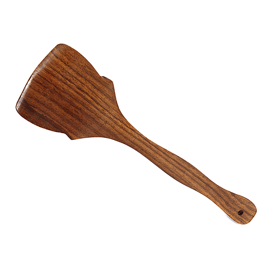 Petals Wooden Spatula - Dosa Palta/Taveta/Turner/Khurpi - 31 Cm Length