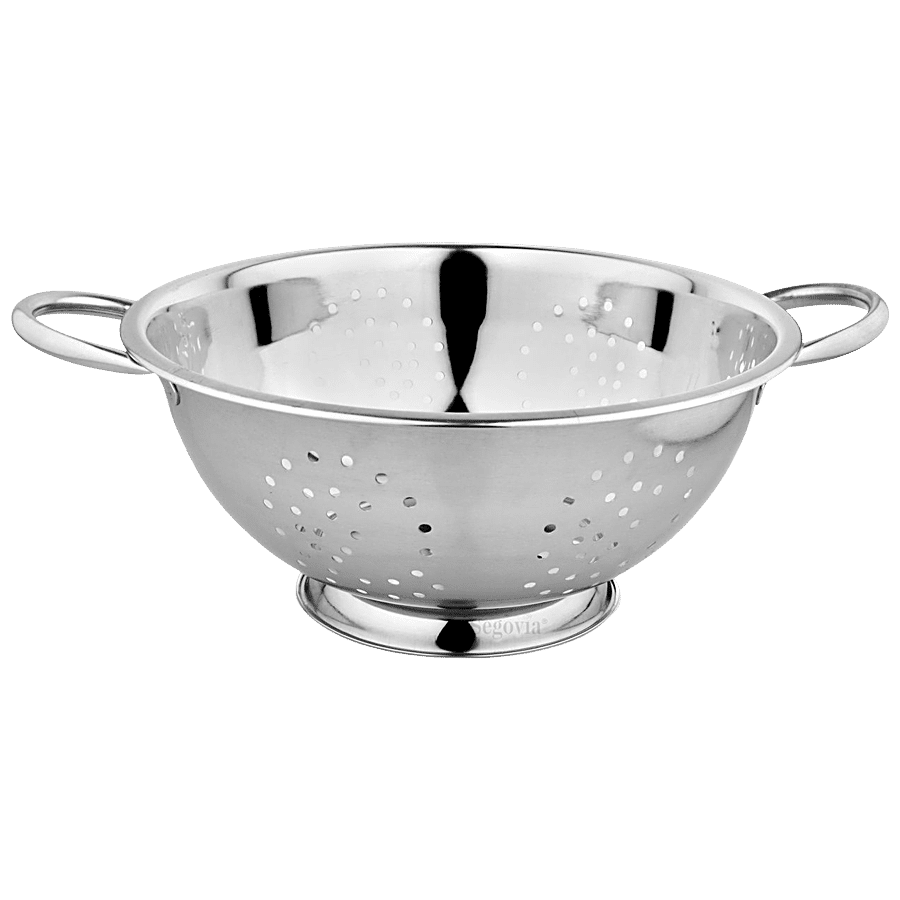 Segovia Stainless Steel Multipurpose Colander/Strainer - Durable