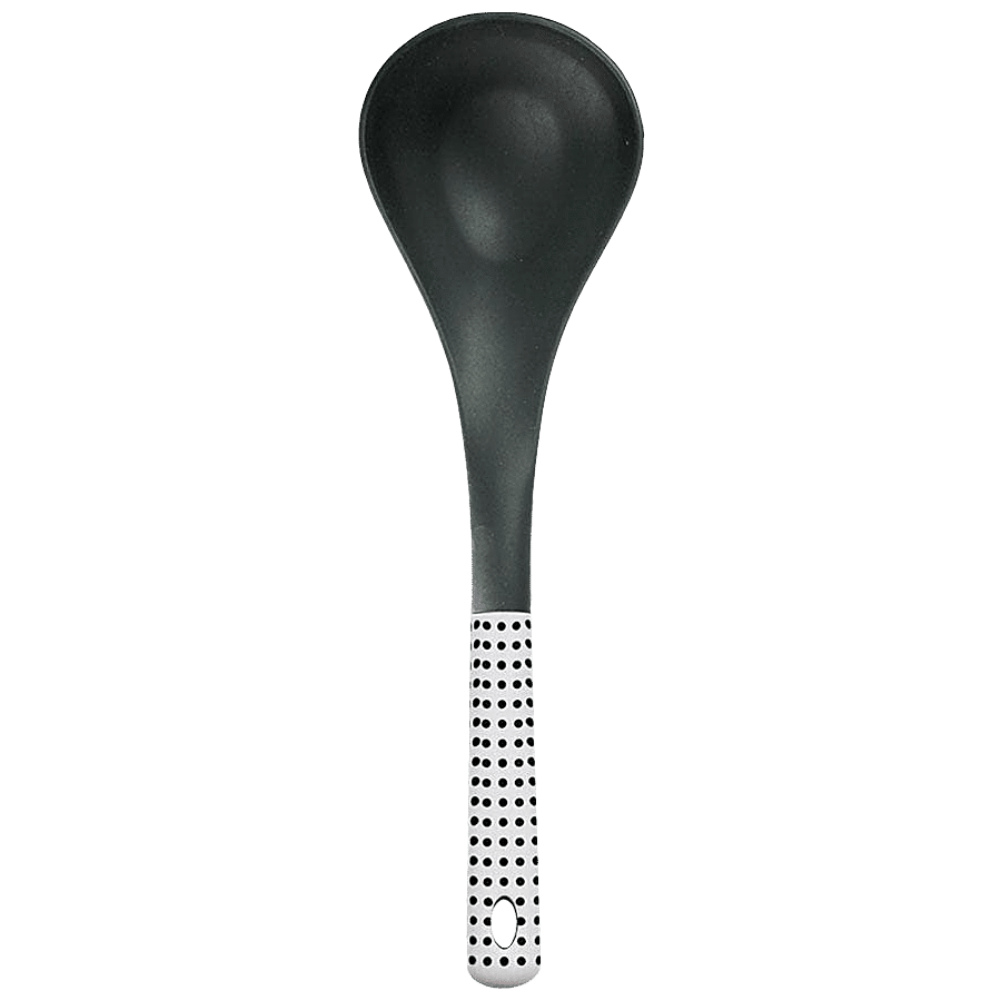 Wonderchef Waterstone Silicone Ladle - Black