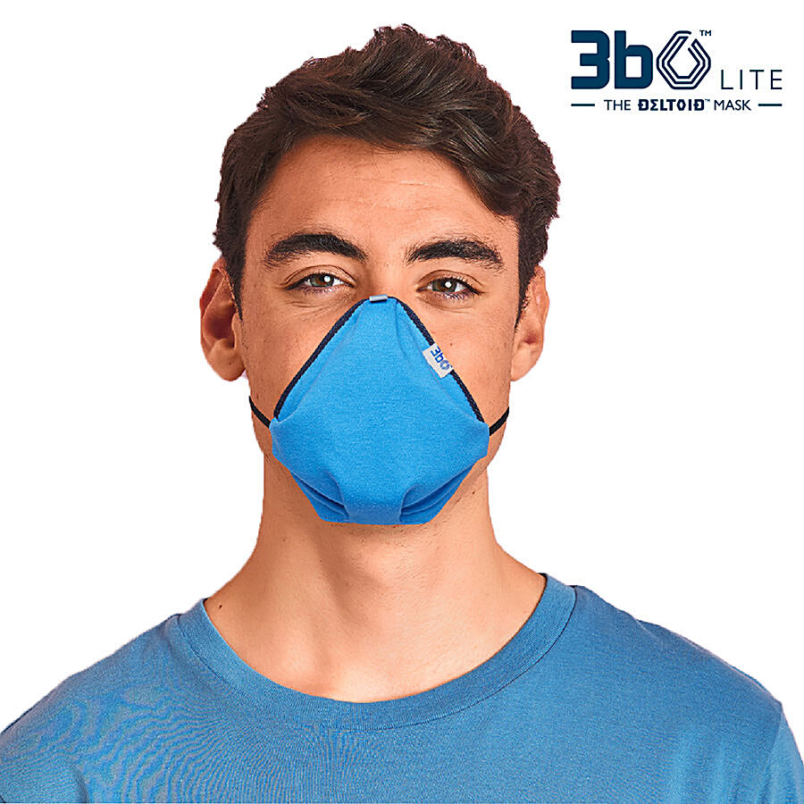 3BO Deltoid Lite Face Masks In Royal Blue