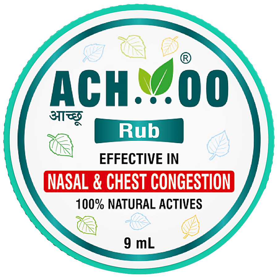 ACHOO Rub - Relieves Nasal & Chest Congestion