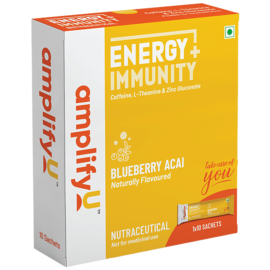 AMPLIFYU Energy Immunity Supplement - Caffeine