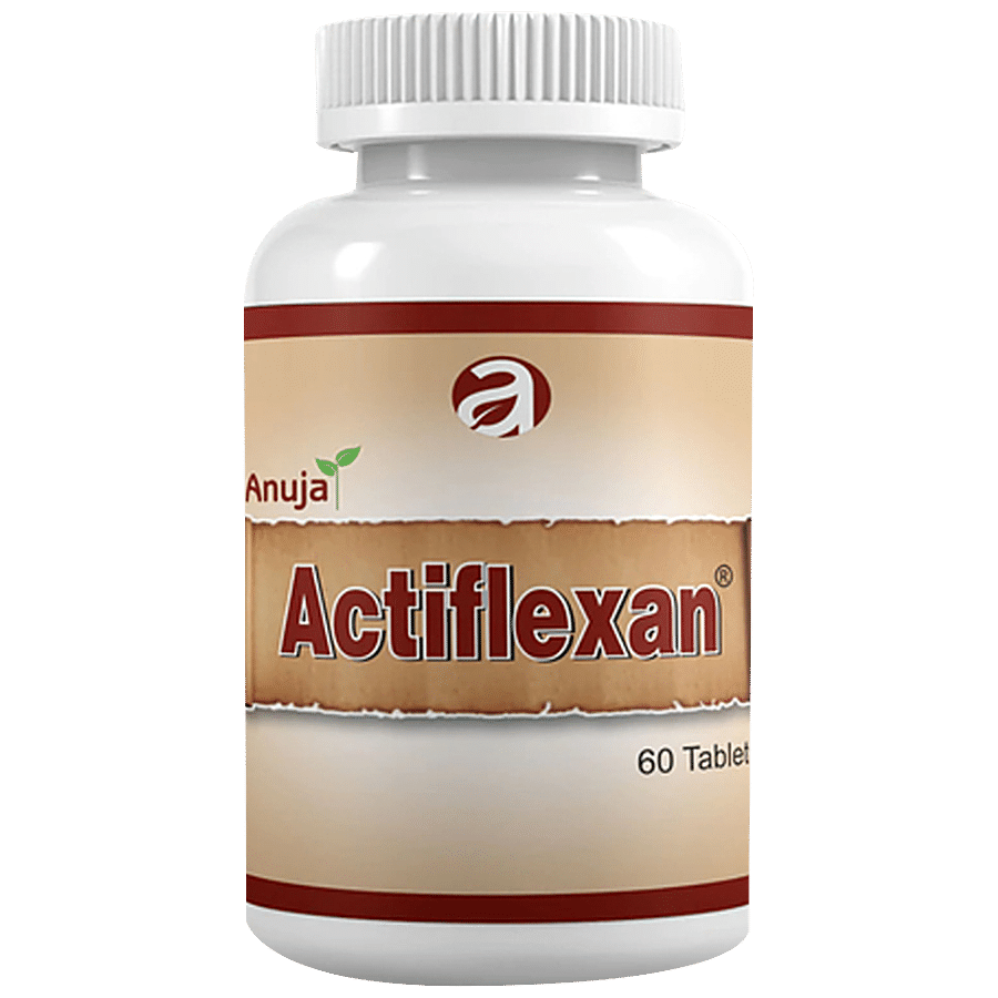 ANUJA  HERBACEUTICALS Actiflexan Tablets - Controls Traumatic & Musculoskeletal Pain