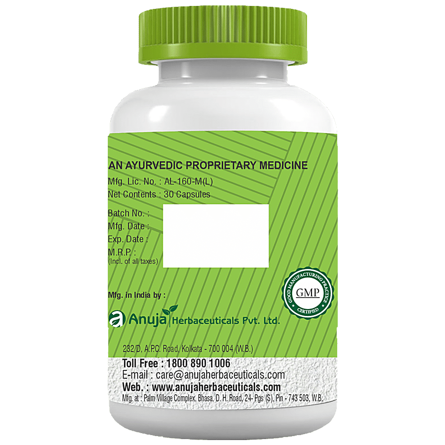 ANUJA  HERBACEUTICALS Boostmune Capsules - Ayurvedic