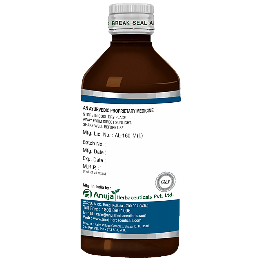 ANUJA  HERBACEUTICALS Gritona Syrup - Natural Carminative