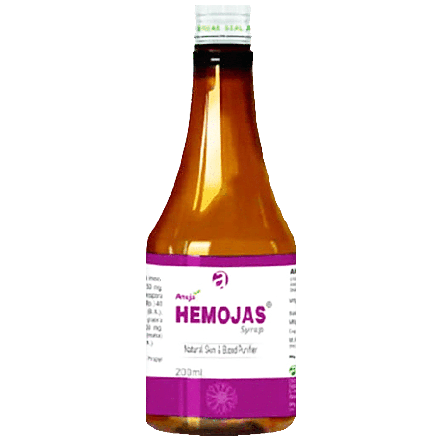 ANUJA  HERBACEUTICALS Hemojas Syrup - Purifies Blood & Controls Acne