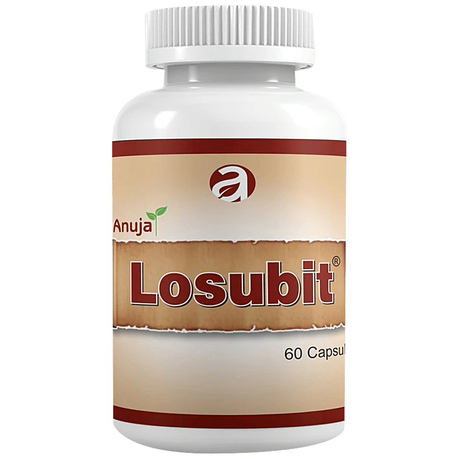 ANUJA  HERBACEUTICALS Losubit Capsules - Reduces Fasting