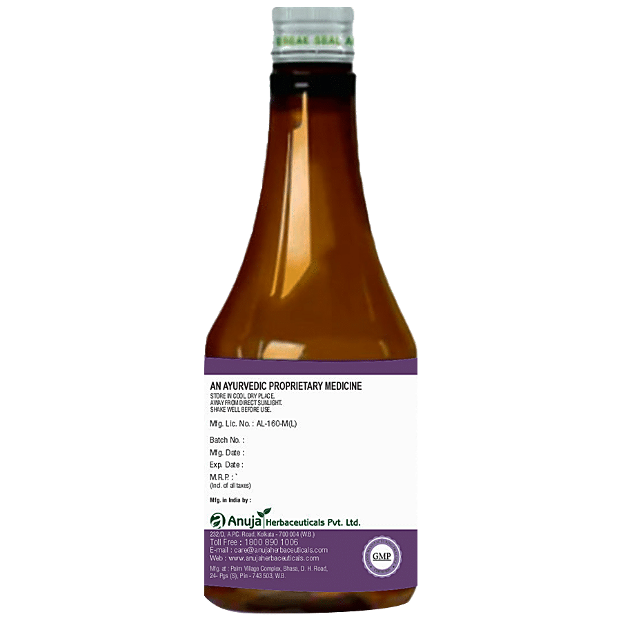 ANUJA  HERBACEUTICALS Lucoja Syrup - Ayurvedic