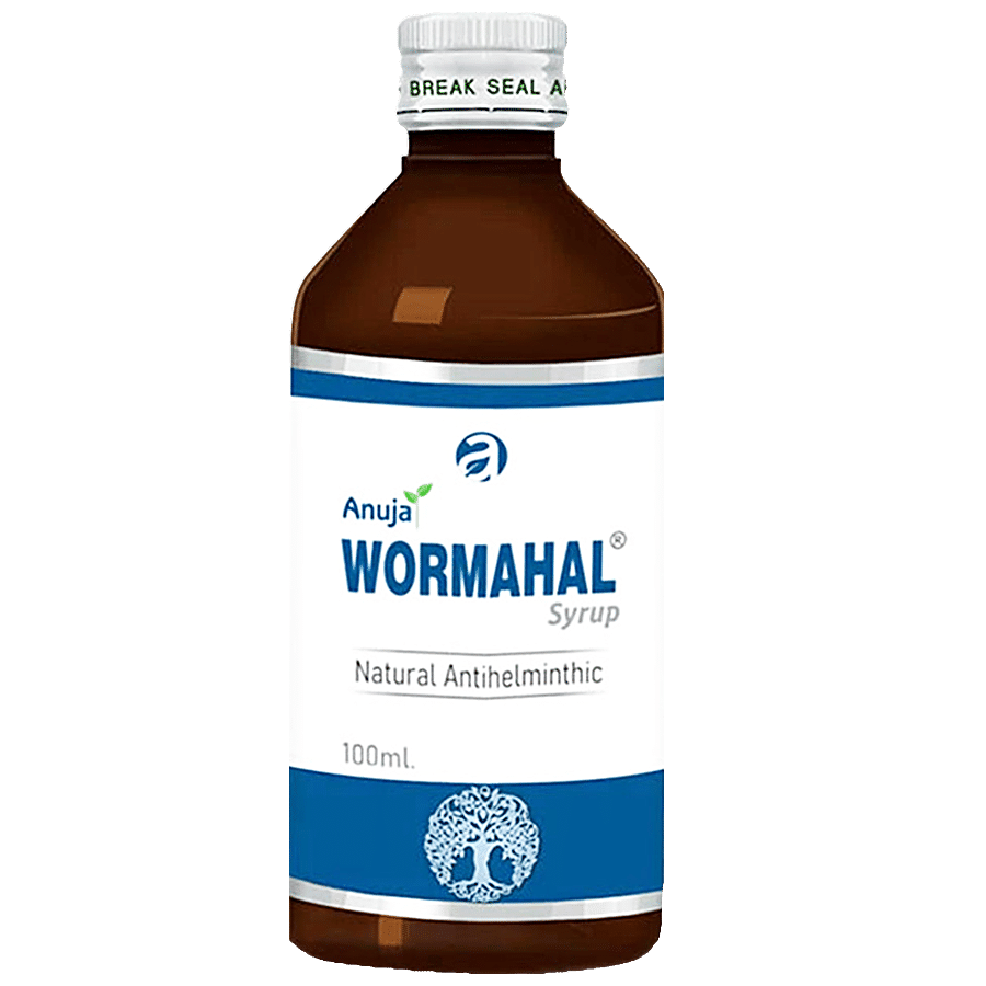 ANUJA  HERBACEUTICALS Wormahal Syrup - Ayurvedic