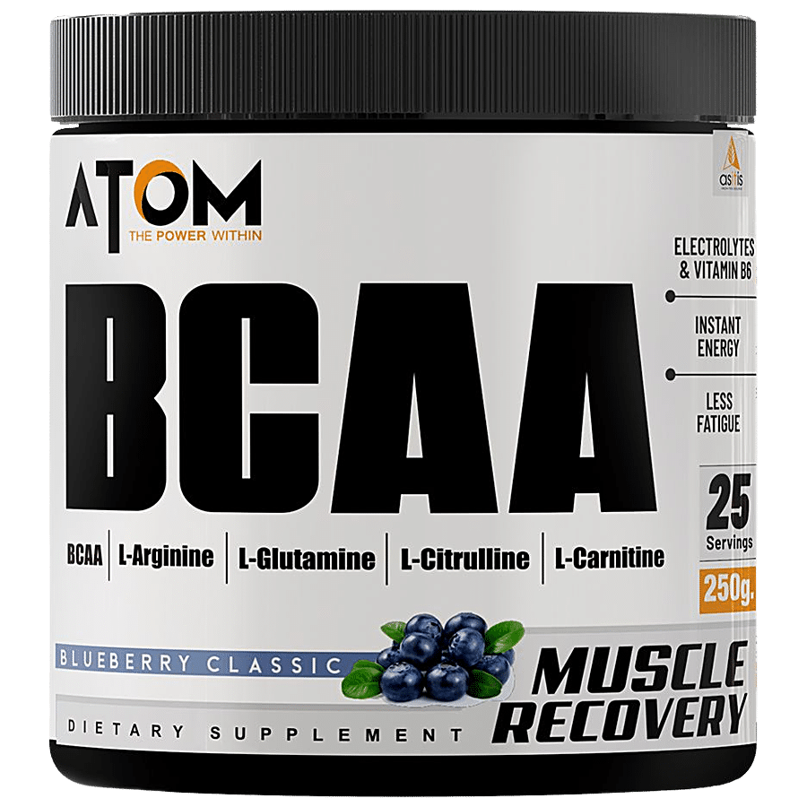 AS-IT-IS Nutrition ATOM BCAA - For Instant Energy & Muscle Recovery