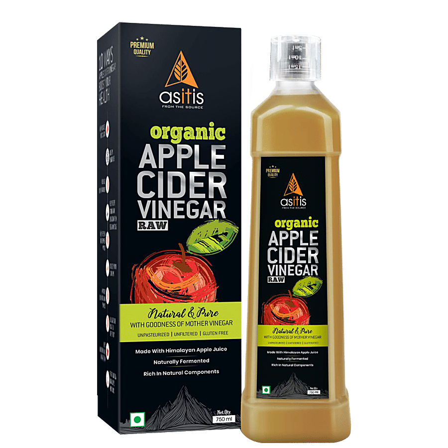 AS-IT-IS Nutrition Organic Apple Cider Vinegar With Mother - Raw