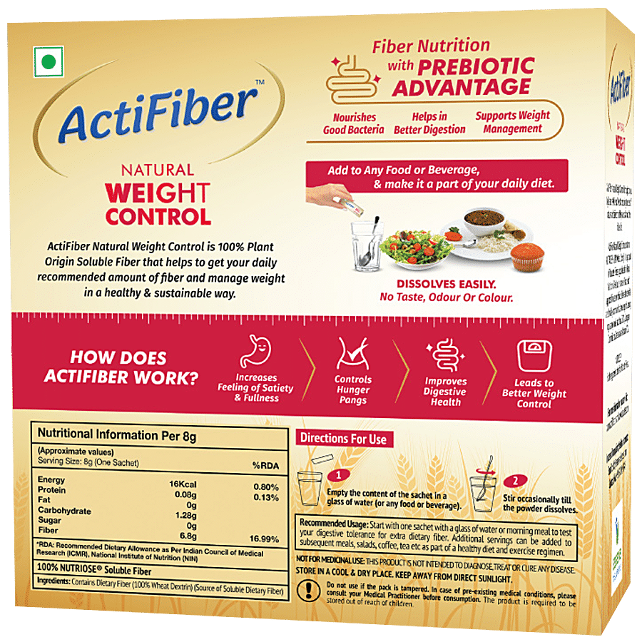 ActiFiber Natural Weight Control -  100% Natural Dietary Fibre