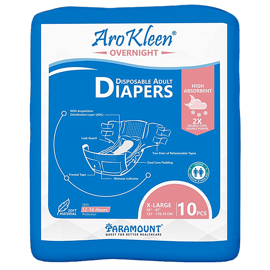 Aro Kleen Overnight Disposable Adult Diapers - XL