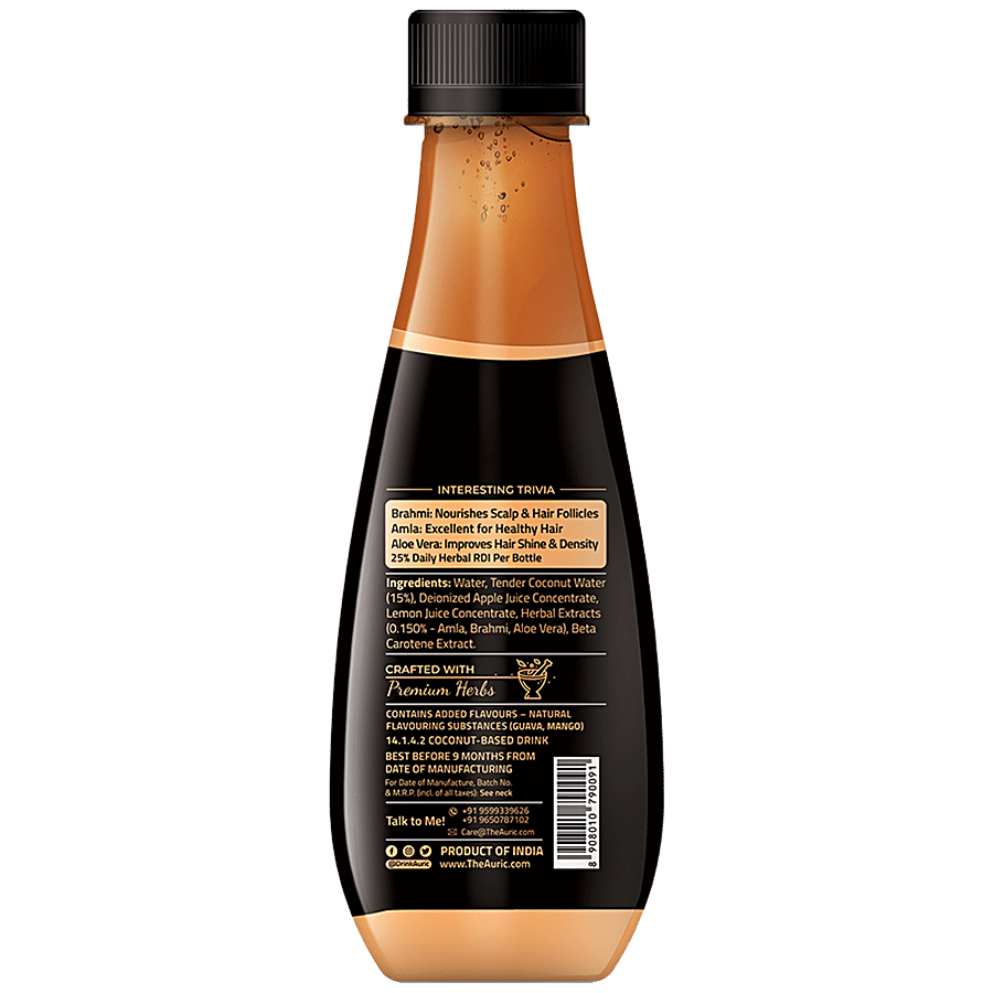 Auric Ayurvedic Hair Boost Juice - Plant Based Biotin For Hair Growth