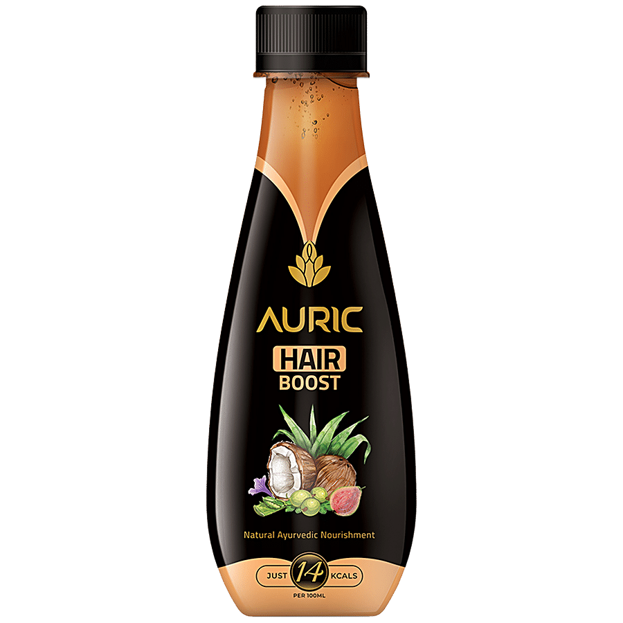 Auric Ayurvedic Hair Boost Juice - Plant Based Biotin For Hair Growth