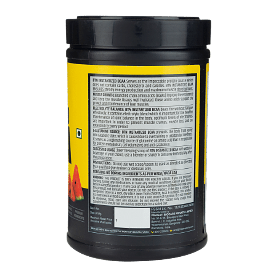 BTN Sports Instantized BCAA Enriched With Electrolytes