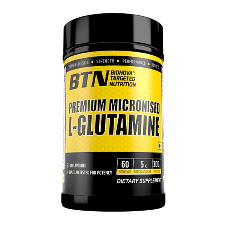 BTN Sports Premium Micronised L-Glutamine -  60 Servings