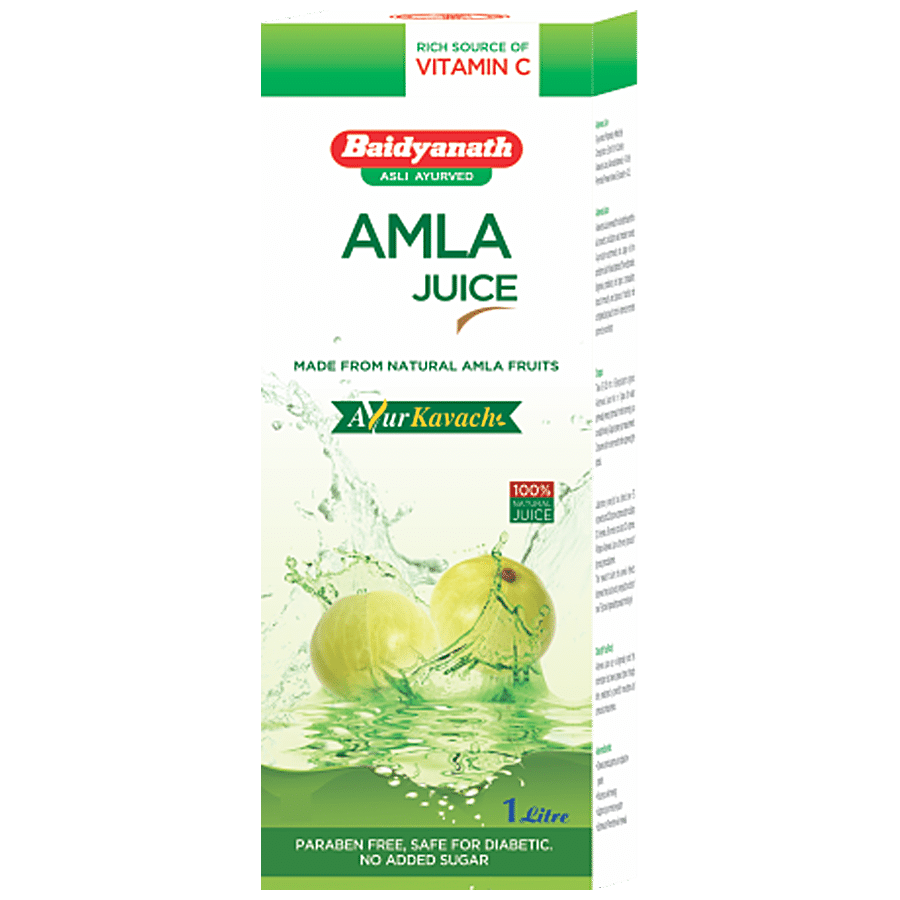 Baidyanath Amla Juice - Vitamin C Rich Natural Immunity Booster