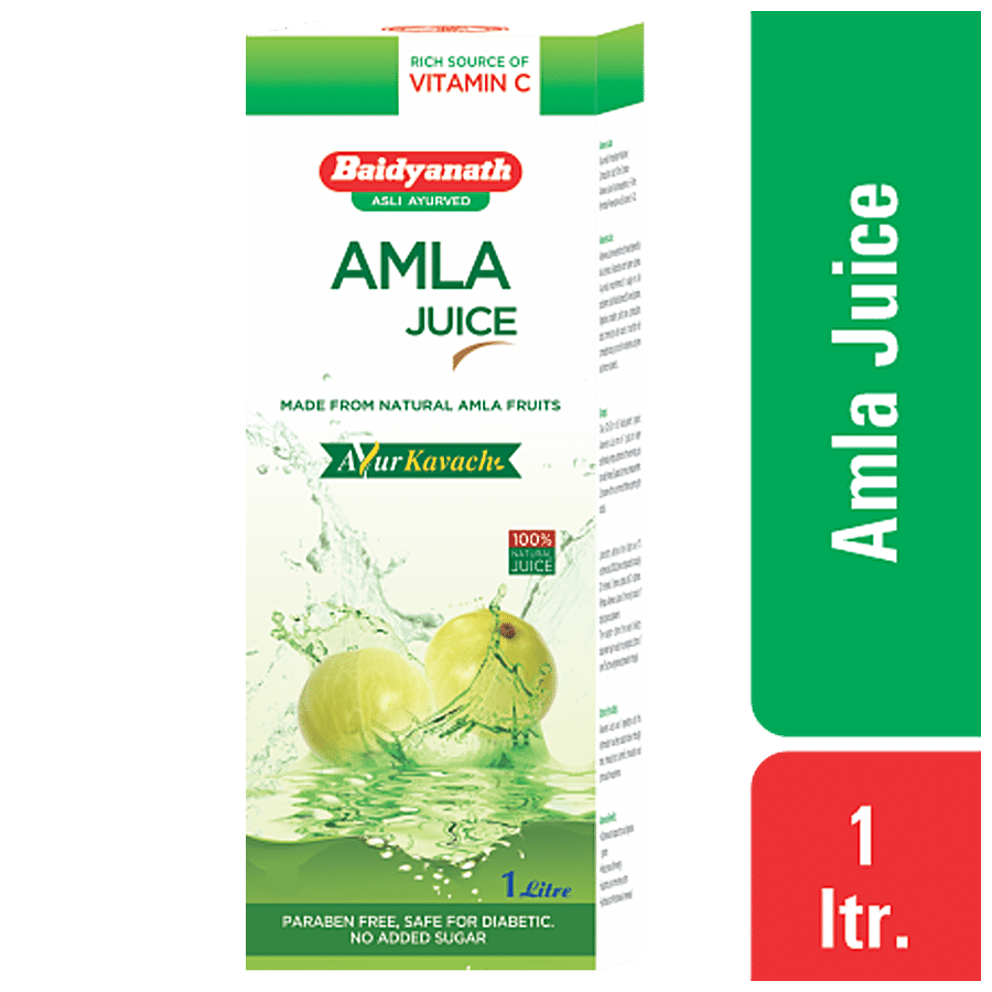 Baidyanath Amla Juice - Vitamin C Rich Natural Immunity Booster