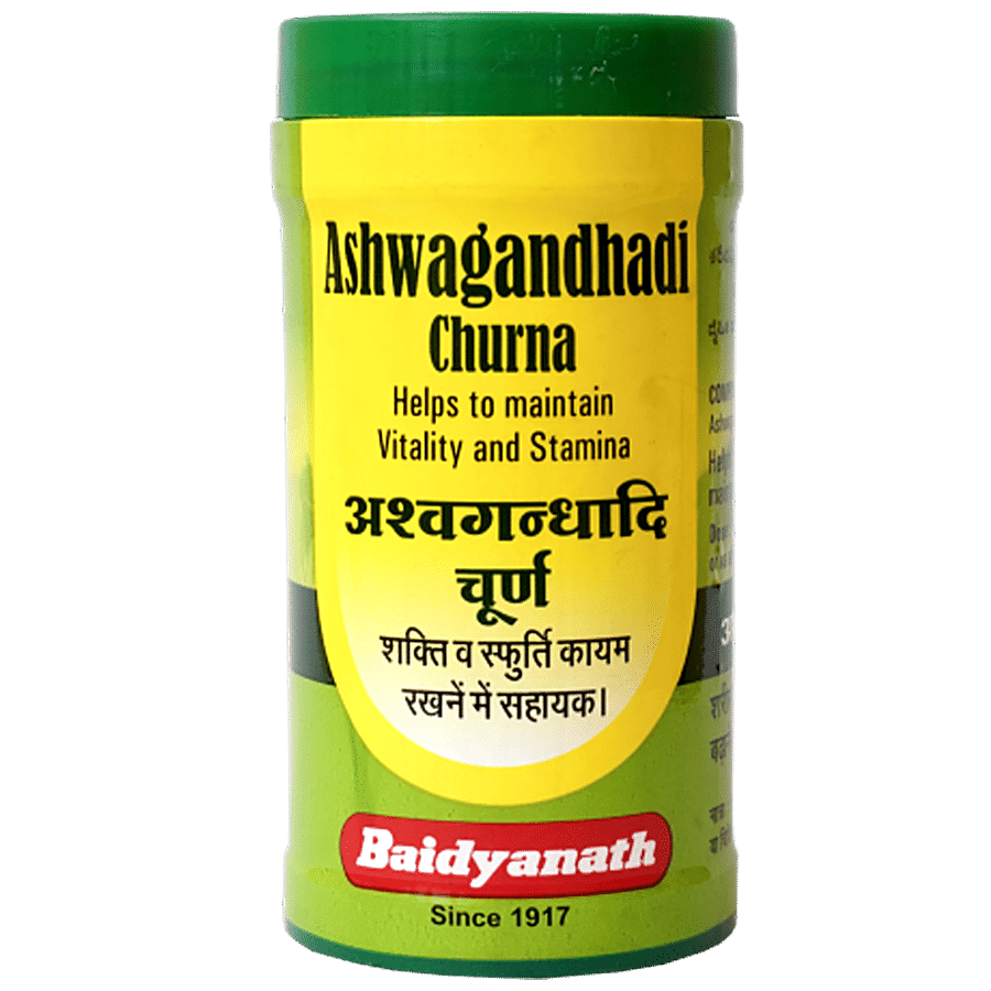 Baidyanath Ashwagandhadi Churna - Enhances Stamina & Relieves Stress