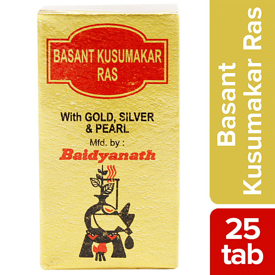 Baidyanath Basant Kusumakar Ras With Gold