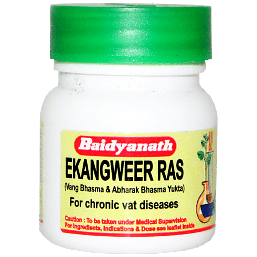 Baidyanath Ekangweer Ras - Ayurvedic Tablets for Pain Relief