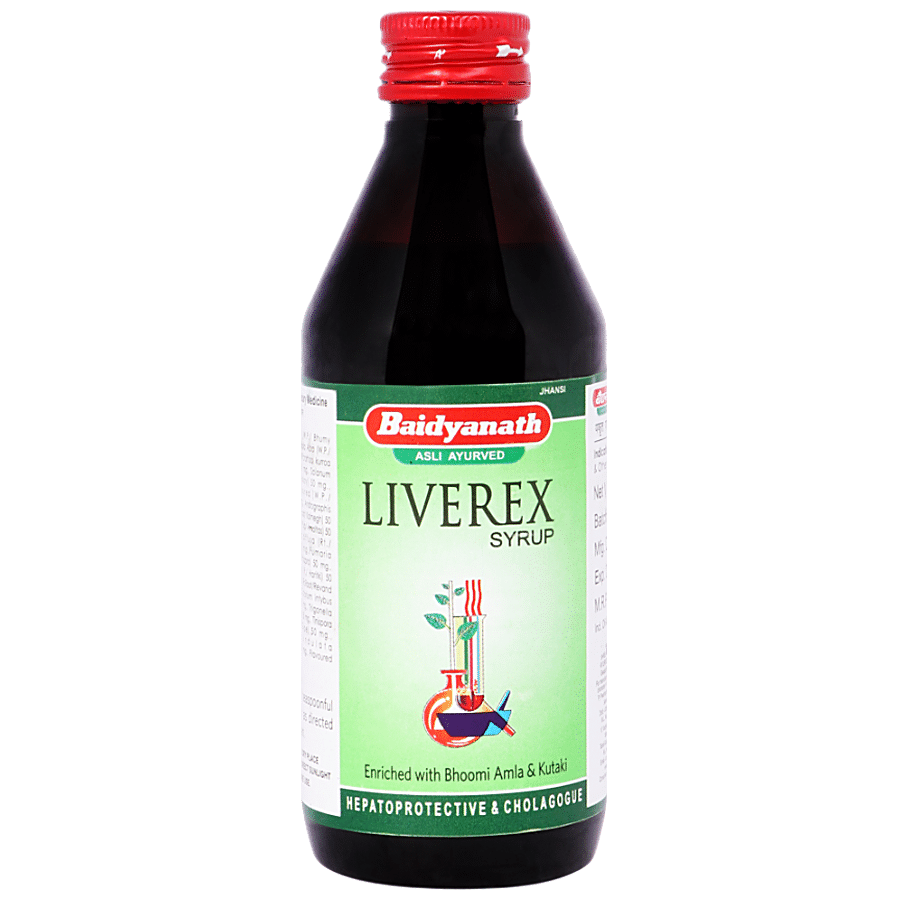 Baidyanath Jhansi Liverex Syrup - For Smooth Functioning Of The Liver